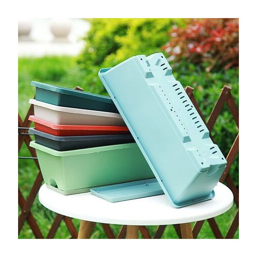 Flora virágtartó tálcával, világoskék csomagolás, 1 db