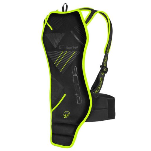 Spine back protector black-yellow fluo clothing size L