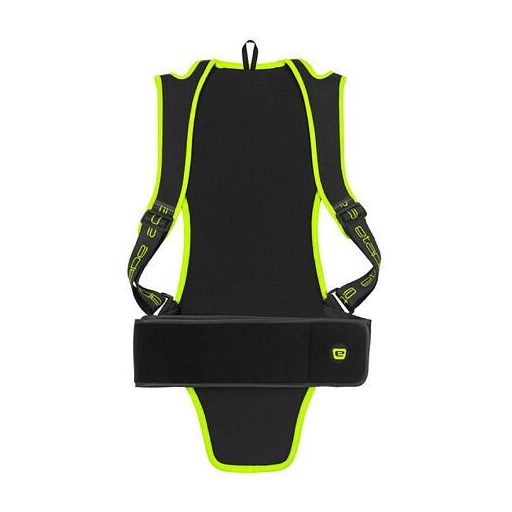 Gerincvédő fekete-sárga fluo ruházat XL méret