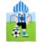 Football poncho towel for kids packaging 1 pc