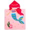 Redhead Mermaid poncho towel for kids packaging 1 pc