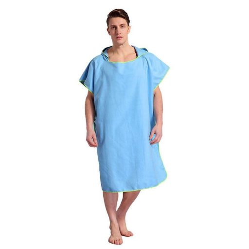 Surf poncho towel light blue packaging 1 pc