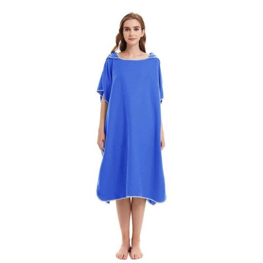 Surf poncho towel dark blue packaging 1 pc