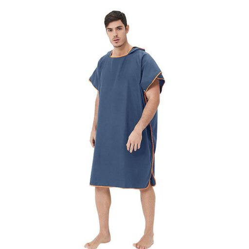 Surf poncho towel navy packaging 1 pc