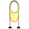 Tennis Target Set tennis pop-up target yellow packaging 1 pc
