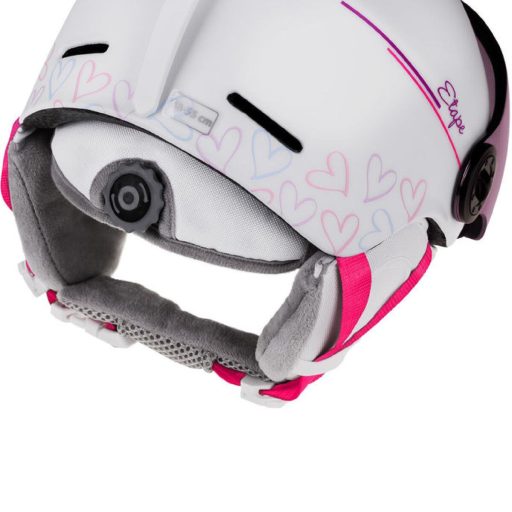 Speedy PRO children's skihelmet white matte circuit 53-55