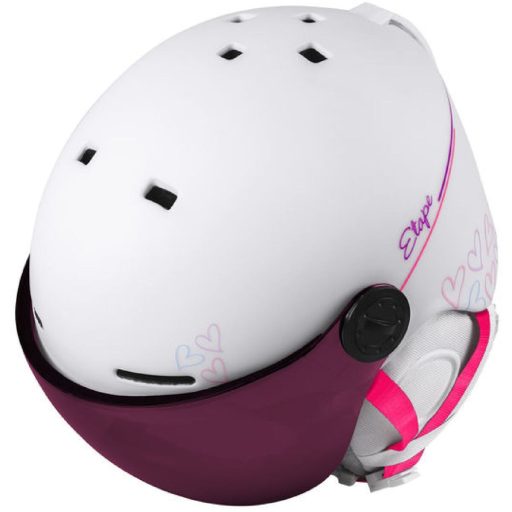 Speedy PRO children's skihelmet white matte circuit 53-55