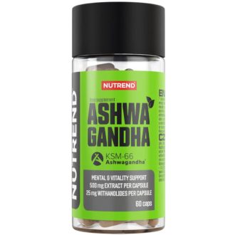 Ashwagandha packaging 60 pils