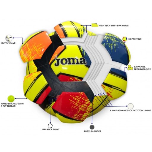 Dali II soccer ball fuchsia-red ball size No. 4