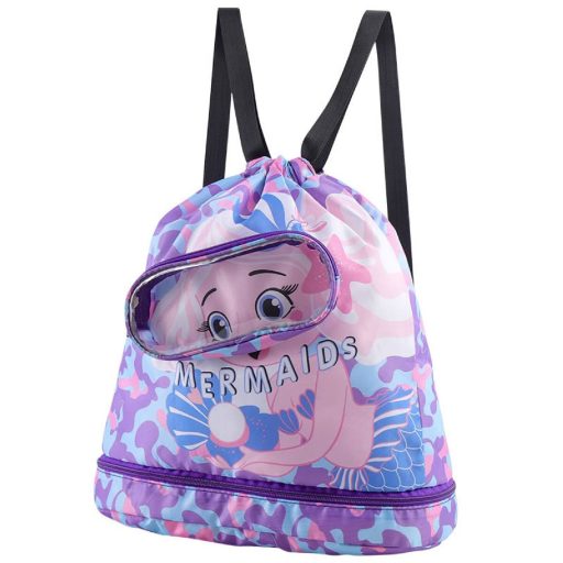 Mermaids swim backpack purple packaging 1 pc