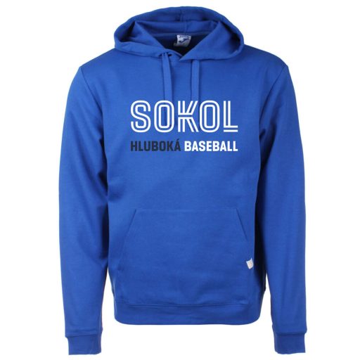Universo kapucnis férfi pulóver, királykék, L-es méret