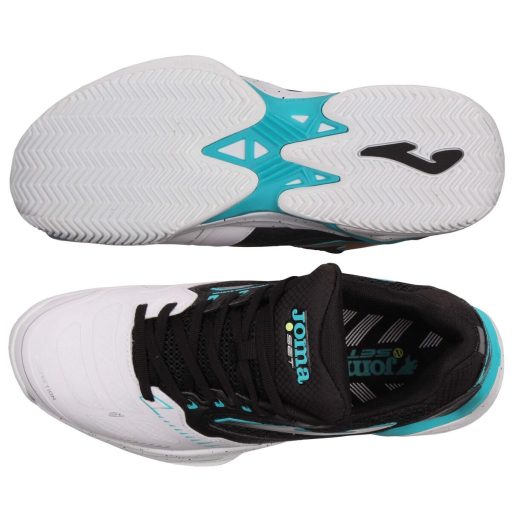 Set Men 2541 tennis shoes white-black shoe size UK 8,5