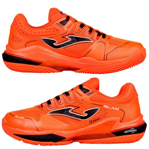 Slam Men 2408 teniszcipő narancssárga cipő, UK 9,5-ös méret