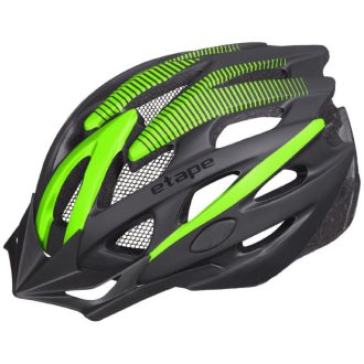 Twister bike helmet black-green clothing size S-M
