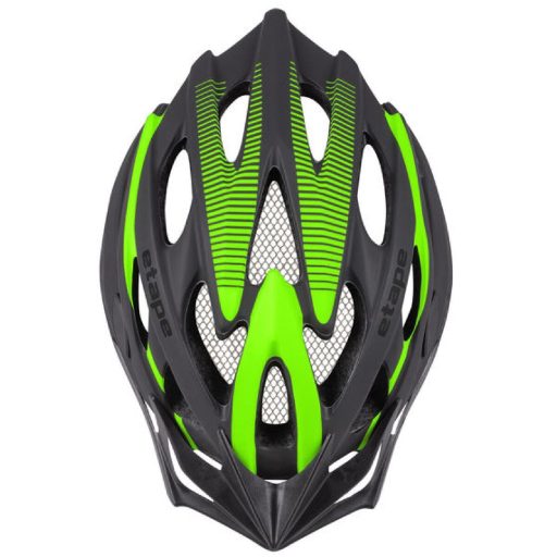 Twister bike helmet black-green clothing size S-M