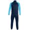 Academy IV tracksuit navy-fluo turquoise clothing size XS