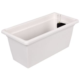   Magnolie 2Smart self-irrigation window box 40 cm white packaging 1 pc