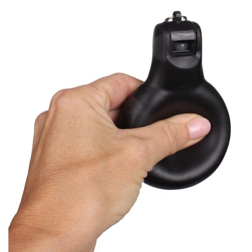 Squeeze hand whistle black packaging 1 pc