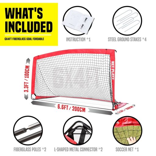 2M Quick Fold Goal soccer goal packaging 1 pc