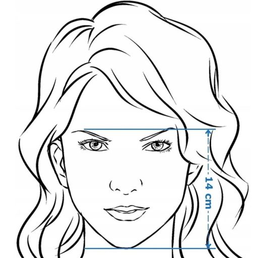 Drift full-face mask L-XL blue packaging 1 pc