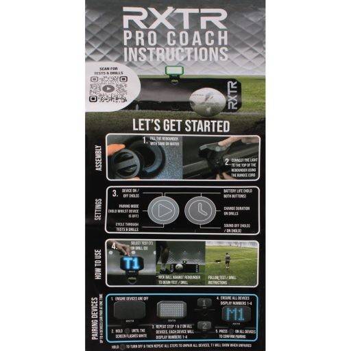 RXTR Home Coach soccer trainer packaging 1 pc