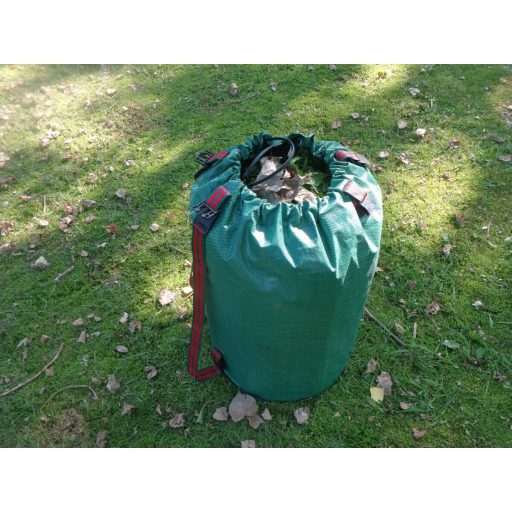 Waste Bag Backpack 300 l garden bag with straps packaging 1 pc