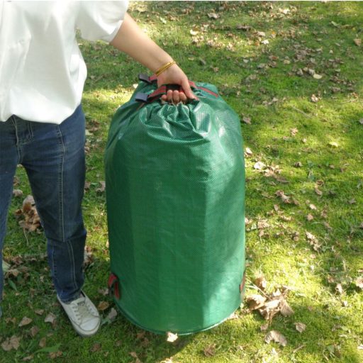 Waste Bag Backpack 300 l garden bag with straps packaging 1 pc