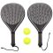 Match Base set of padel rackets with balls packaging 1 set