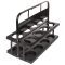 Holder 8 carrying rack for bottles black packaging 1 pc
