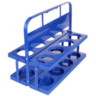 Holder 8 carrying rack for bottles blue packaging 1 pc