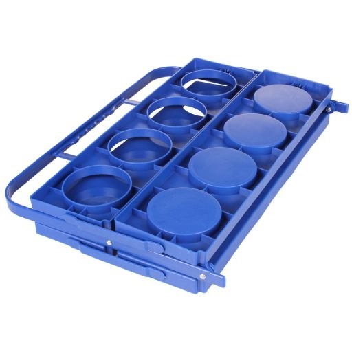 Holder 8 carrying rack for bottles blue packaging 1 pc