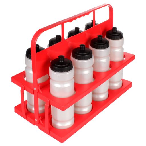 Holder 8 carrying rack for bottles red packaging 1 pc