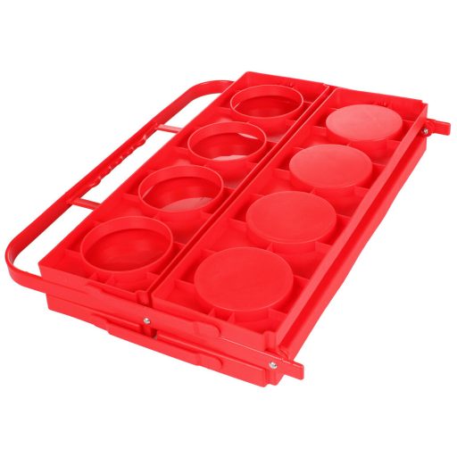 Holder 8 carrying rack for bottles red packaging 1 pc