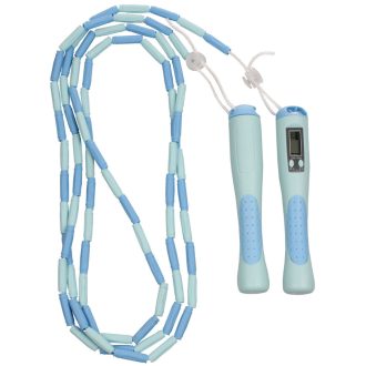 Bead Counter jump rope with counter blue packaging 1 pc