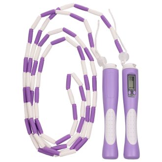 Bead Counter jump rope with counter purple packaging 1 pc