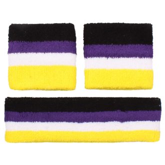  HeadWrist set of wristbands and headband yellow packaging 1 set