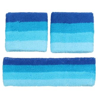   HeadWrist set of wristbands and headband blue packaging 1 set