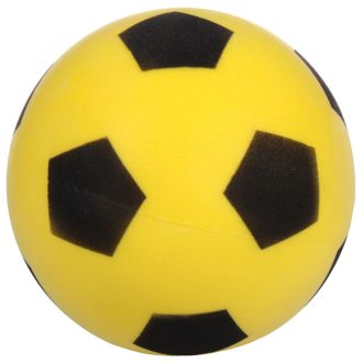Silent Soccer 21 foam ball yellow packaging 1 pc