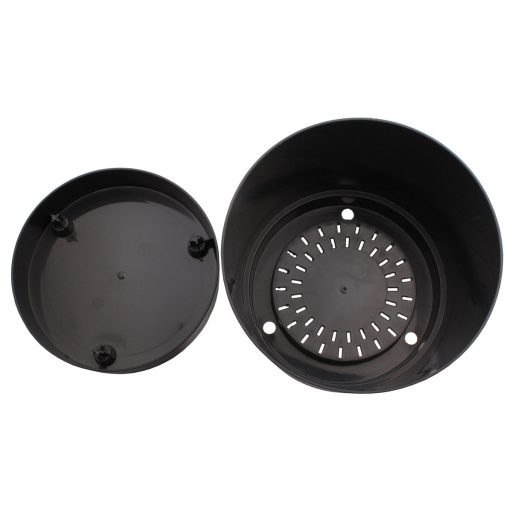 Oliver decorative flower pot 18 anthracite diameter 18 cm