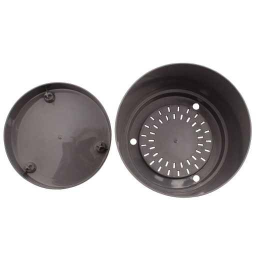 Oliver decorative flower pot 18 grey diameter 18 cm