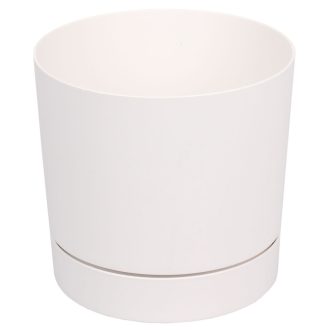 Oliver decorative flower pot 18 white diameter 18 cm