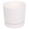 Oliver decorative flower pot 18 white diameter 18 cm