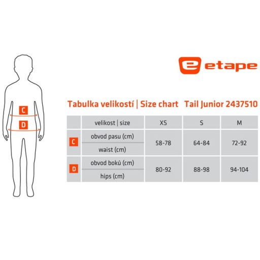 Tail Junior kids protective pants clothing size S