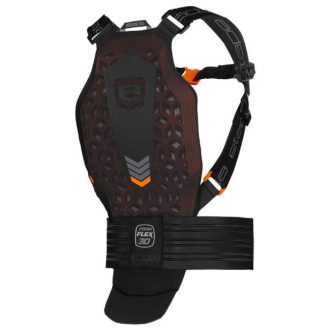 Kinetic back protector black-orange clothing size M