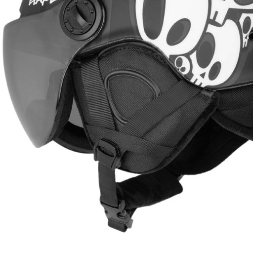 Speedy PRO children's skihelmet black-white circuit 53-55