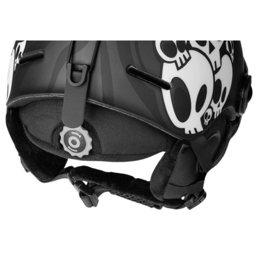 Speedy PRO children's skihelmet black-white circuit 55-58