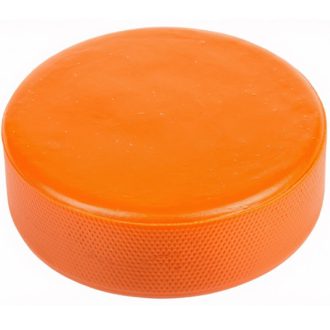 Foam Puck soft hockey puck orange packaging 1 pc