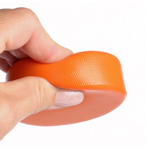 Foam Puck soft hockey puck orange packaging 1 pc