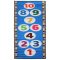 Blue jumping game floor mat packaging 1 pc