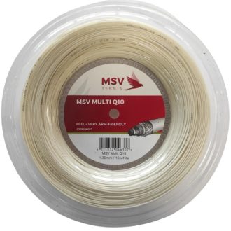 Multi Q10 tennis string 200 m white diameter 1,30